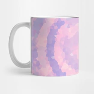 Underwater Circle Of Pastel Yellow, Pinks and Blue Mug